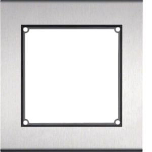 Elcom - Türstation für Türkommunikation Aufputzrahmen edelstahl FMO-1/1EM 1 Modul schraubenlos