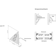 Hera - Mechanisches Zubehör/Ersatzteile für Leuchten Montageclip 20204010360 (VE5)
