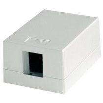 Telegärtner - Kommunikationsanschlussdose Kupfer Modul-Aufnahme 1-fach 100021366 46x64, aws − 5 Stück
