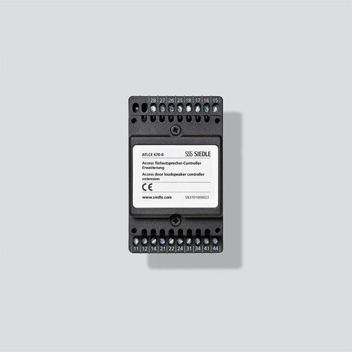 Siedle&Söhne - Zusatzgerät für Türkommunikation Türlautsprecher-Controller ATLCE 670-0 Erweiterung