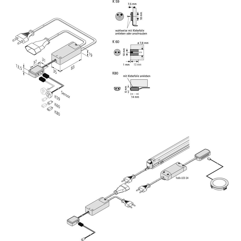 Hera - Infrarotschalter IR-Schalter 230V 50612060212