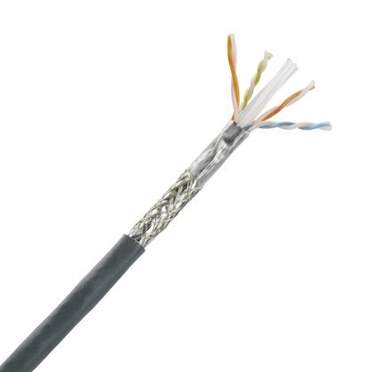 Panduit - Daten- und Kommunikationskabel Datenkabel Kat.6 PE grau PSFL6004DGKD-EcaT500 4P SF/UTP AWG23 − 12 Packung