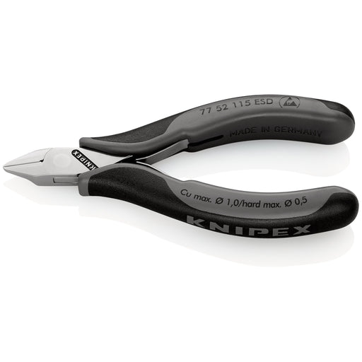 Knipex - Seitenschneider Elektronik-Seitenschneider 77 52 115 ESD ESD, 115mm