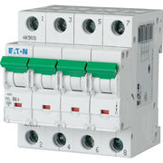 Eaton - Leitungsschutzschalter PXL-D6/4 6 A, 4p,Steckkl. D