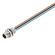 Weidmüller - Rundsteckverbinder, Einbau (mit Leitung) Steckverbinder SAIEM8S30.5UFPM8 Stift, M8 Gewinde