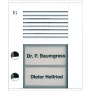 TCS Tür Control - Türstation für Türkommunikation Audioaußenstation1-reihig PDS02-WS/04 2 Tasten AP weiß