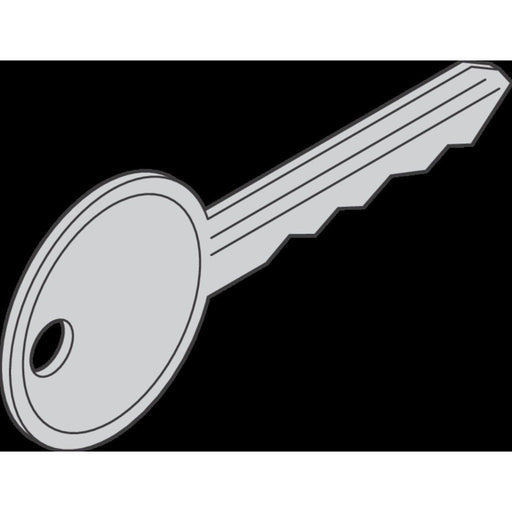 Schroff - Schlüssel für Gehäuse/Schränke Ersatzschlüssel 60127018 für Hebelgriff