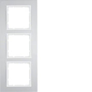 Berker - Abdeckrahmen Rahmen 3f.alu/pws 10133904
