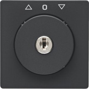 Berker - Abdeckung/Bedienelement für Installationsschalterprogramme Zentralstück m Schloss 1083608600 für Jal. Q.1/3 an