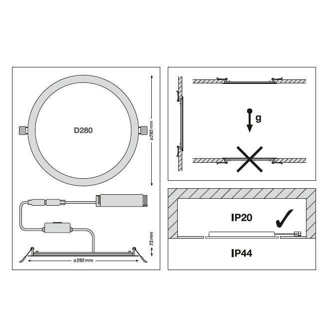 Ledvance - Downlight/Strahler/Flutlicht LED-Downlight DLSLIM.DAD175V16WMS 840, DALI