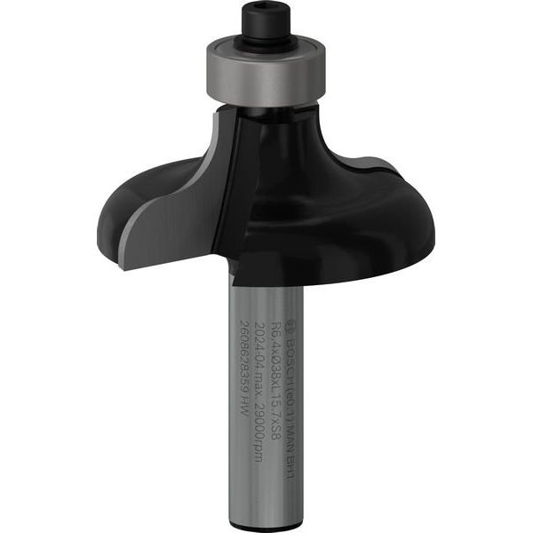 Bosch - Fräser PRO Profilfräser, R 2608628359 6,4, Schaft 8 mm