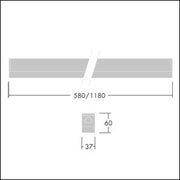 Thorn - Lichtleiste LED - Leuchte EQUAMINI #96630769 4000K