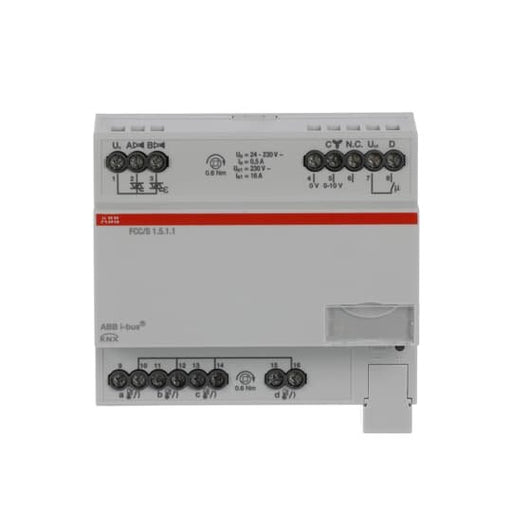 ABB Stotz S&J - Bussystem-Heizungsaktor Fan Coil Controller FCC/S1.5.1.1 2xPWM 0-10V REG