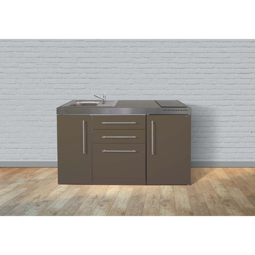 Stengel - Mini-Küche Miniküche Premiumline MPGSMM150KSGSIKFreBl Mokka metallic