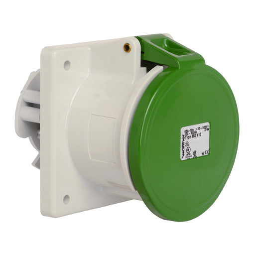 Walther Werke - CEE-Anbausteckdose (IEC 60309) Anbaudose gerade 63A 460410 4P >50-500V 10h IP44