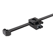 HellermannTyton - Kabelbinder Befestigungsbinder T50ROSEC5A-PA66W-BK − 100 Stück
