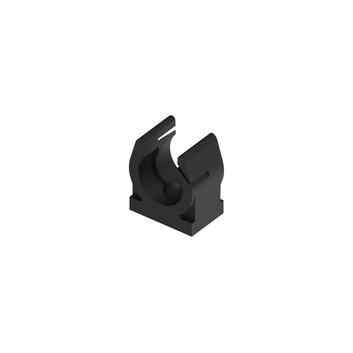 Fränkische - Rohrschelle Befestigungsclip 2CNPA-10B Kunststoff, schwarz − 10 Stück