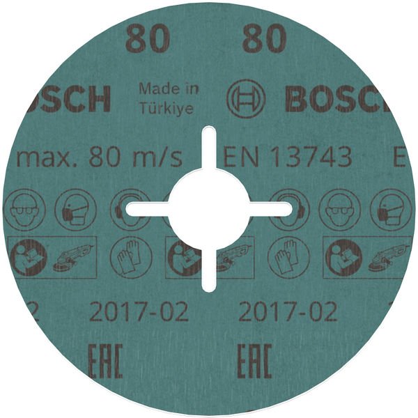 Bosch - Trenn-/Schleifscheibe PRO R780 Fiberscheibe, 2608621607 115 mm, G80