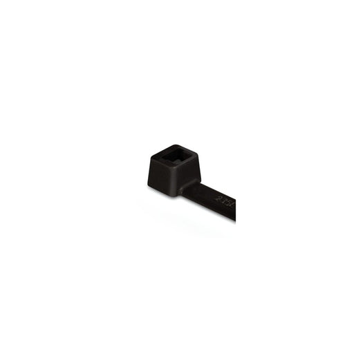 HellermannTyton - Kabelbinder T18R-PA66W-BK 100x2,5 schwarz − 1000 Stück