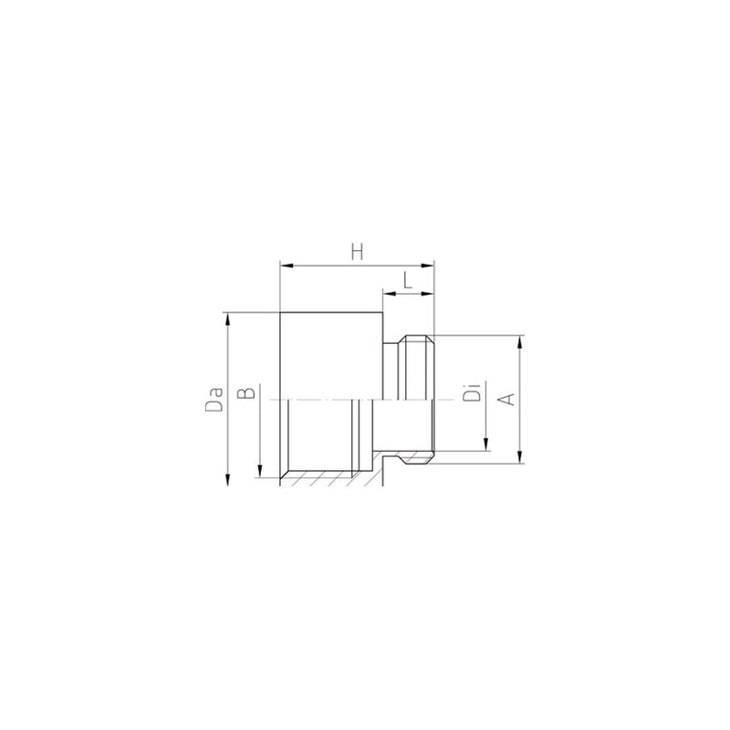 Jacob - Erweiterungs-/Reduzierring MS-Erweiterung PG11x13 1113 − 100 Stück