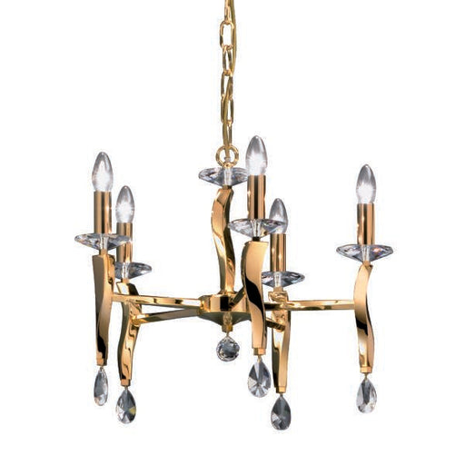 Brumberg Leuchten - Pendelleuchte Krone Girata 00859045 5Lp. E14/40W, gold