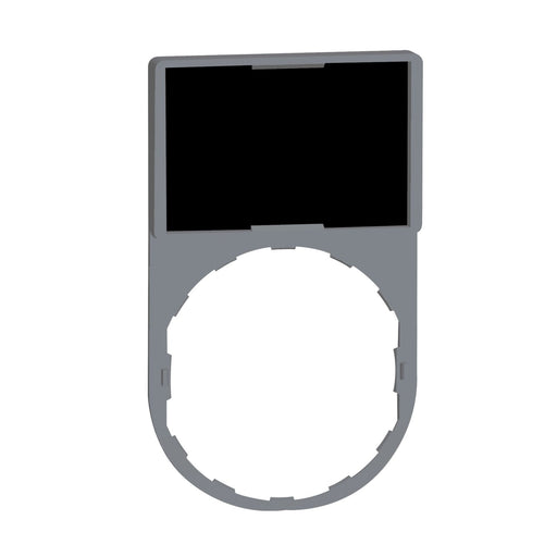 Schneider Electric - Bezeichnungsschild für Befehlsgeräte Schildträger 30x50mm ZBY6101C0 unbeschriftet
