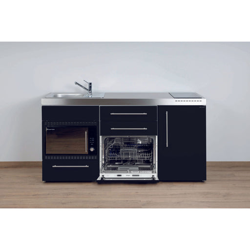Stengel - Mini-Küche Miniküche Premiumline MPGSMOSSM170GSMKFrBl Schwarz matt