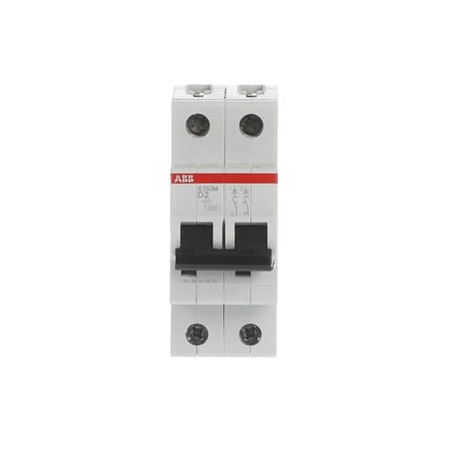 ABB Stotz S&J - Leitungsschutzschalter Sicherungsautomat S202M-D2 10 kA, 2 A, 2P