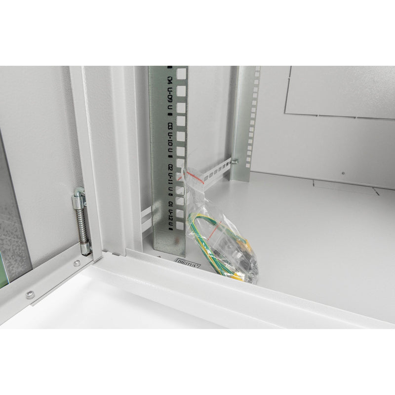 DIGITUS - Netzwerk-/Serverschrank Wandgehäuse Dynamic Basic DN-19 12U-6/6-EC 600x600mm (BxT)