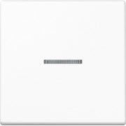 Jung - Abdeckung/Bedienelement für Installationsschalterprogramme Wippe A 101 KO5 BF WW f.Taster KO