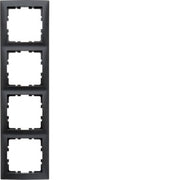 Berker - Abdeckrahmen Rahmen 4fach anth 10149949