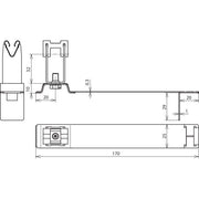 DEHN - Dachleitungshalter für Blitzschutz Dachleitungshalter DLHFG8H32L170V2AGALC FLEXIgrip