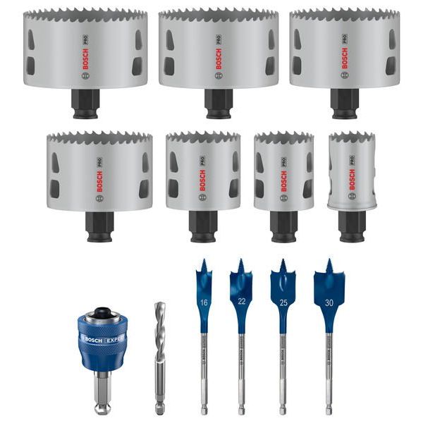 Bosch - Werkzeugset PRO Multi Material PC Plus 2608594433VE(13) Lochsägen Set 22-86