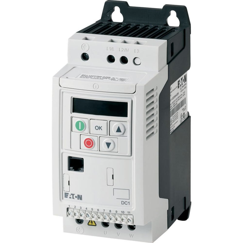 Eaton - Frequenzumrichter =< 1 kV Frequenzumrichter 1phasig DC1-122D3FN-A20CE1 230V 2.3A 0.37kW AC