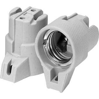 Houben - Lampenfassung Edisonfassung 543414 E27 ws mit Winkel