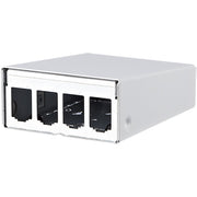 Metz Connect - Frontpanel/Patchpanel leer (Schaltschrank) AP-Gehäuse leer 130861-0402-E E-DATmodul 4er rws − 1 Stück