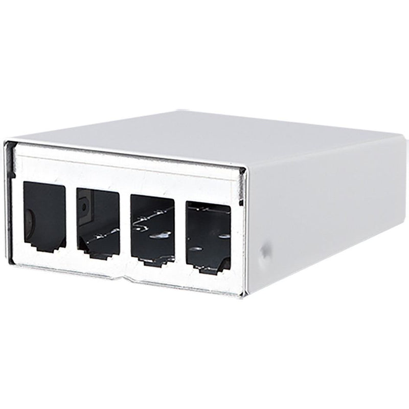Metz Connect - Frontpanel/Patchpanel leer (Schaltschrank) AP-Gehäuse leer 130861-0402-E E-DATmodul 4er rws − 1 Stück