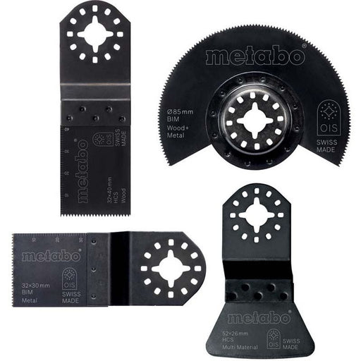 Metabowerke - Blatt für Oszillierer Innenausbau-Set 626420000 MT, 4-teilig