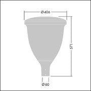 Thorn - Straßen - und Platzleuchte LED - Mastaufsatzleuchte VO 18L50 - #96631904 4000K