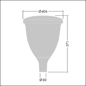 Thorn - Straßen - und Platzleuchte LED - Mastaufsatzleuchte VO 18L50 - #96631904 4000K