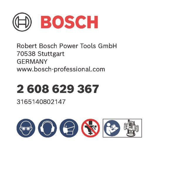 Bosch - Fräser Scharniernutfräser Expert 2608629367 for Wood 8 mm D1 19