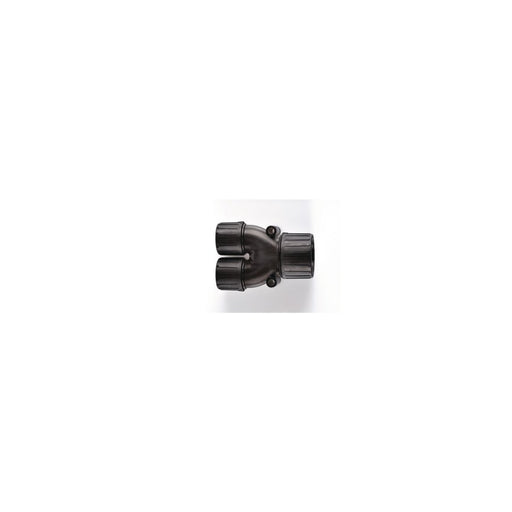 HellermannTyton - Verbinder für Wellschläuche Kunststoffverschraubung 166-25803(3) schwarz Y-Verteiler − 3 Stück
