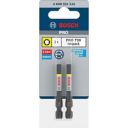 Bosch - Bit PRO Impact Bit, T30 2608522532VE(2) 55 mm, 2-tlg