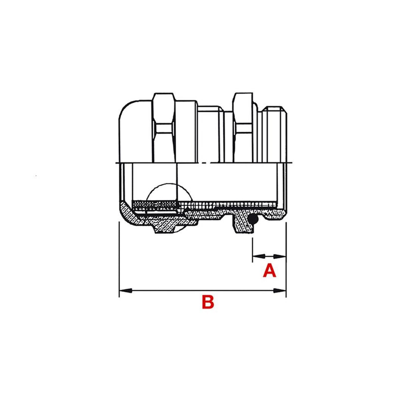 Plica - Kabelverschraubung 934283509 PG9 (4-9,5) − 50 Stück