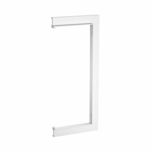 Rehau - Wandanschlussblende für Geräteeinbaukanal SIGNA BASE Wandabdeckr. BRK WA70170 rws 70x170, RAL9010 − 1 Stück