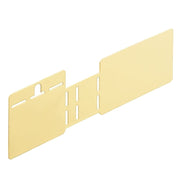 Weidmüller - Komponente für Erdung/Potentialausgleich (Schaltschrank) Erdungsplatte KLIPPONCOPL252512/16 85,5mm, Messing − 5 Stück