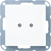 Jung - Abdeckung/Bedienelement für Installationsschalterprogramme Blindplatte aws A 561 B WW