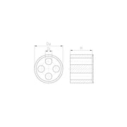 Jacob - Dichtring, flach Dichteinsatz WJ-DM 12/2x1.6 − 50 Stück