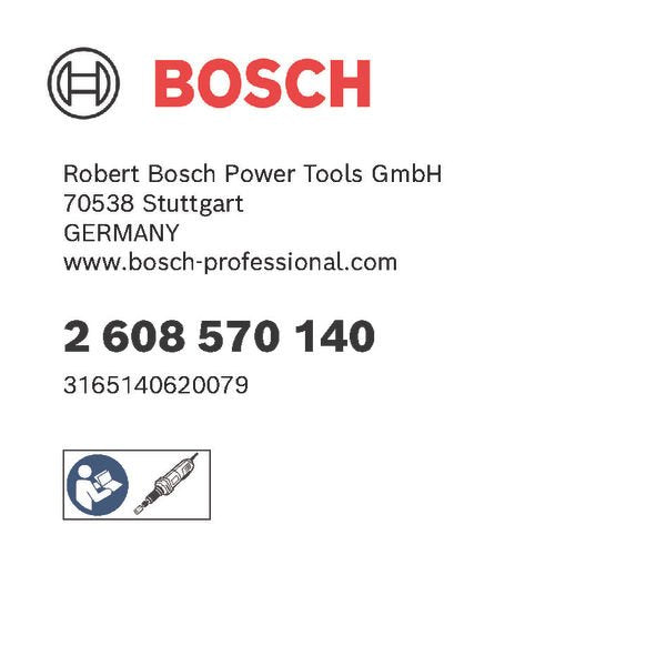 Bosch - Spannzange ohne 2608570140 Spannmutter 1/4-Zoll