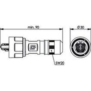 Telegärtner - LWL-Steckverbinder STX V1 2SC Steckerset 100007615 SM BP Knickschutz